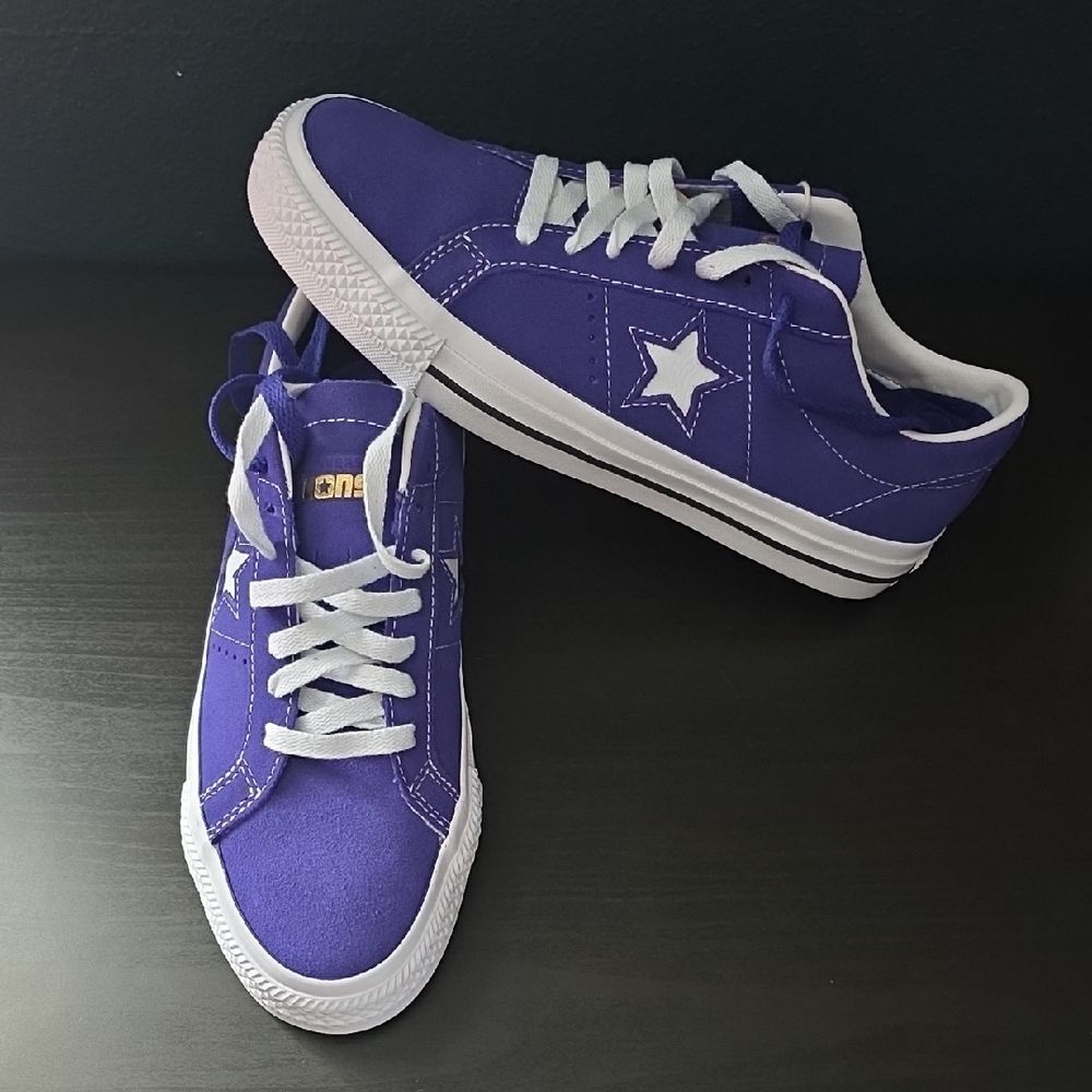 Converse One Star Pro Suede Unisex Shoe Blue Mens Size 7 Womens 8.5